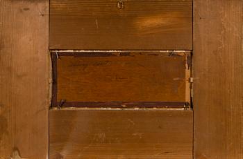 JOHAN KNUTSON, oil on board, signed.