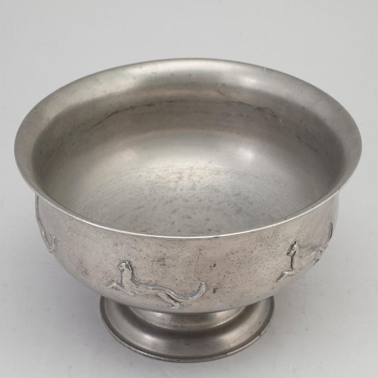 FIRMA SVENSKT TENN, a pewter bowl from Stockholm, 1927.