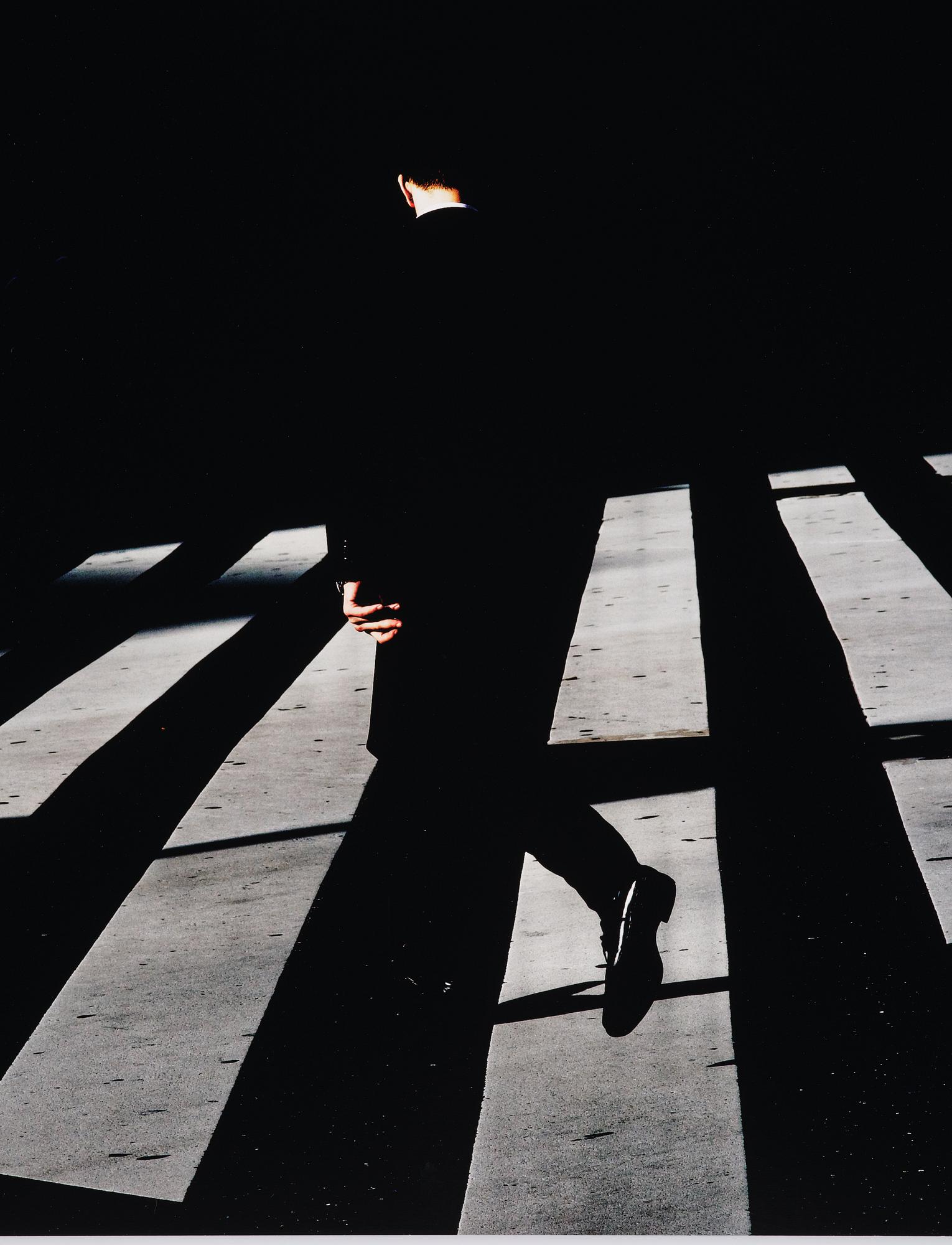 Johan Brink, "Black Crossing Shibuya Tokyo".