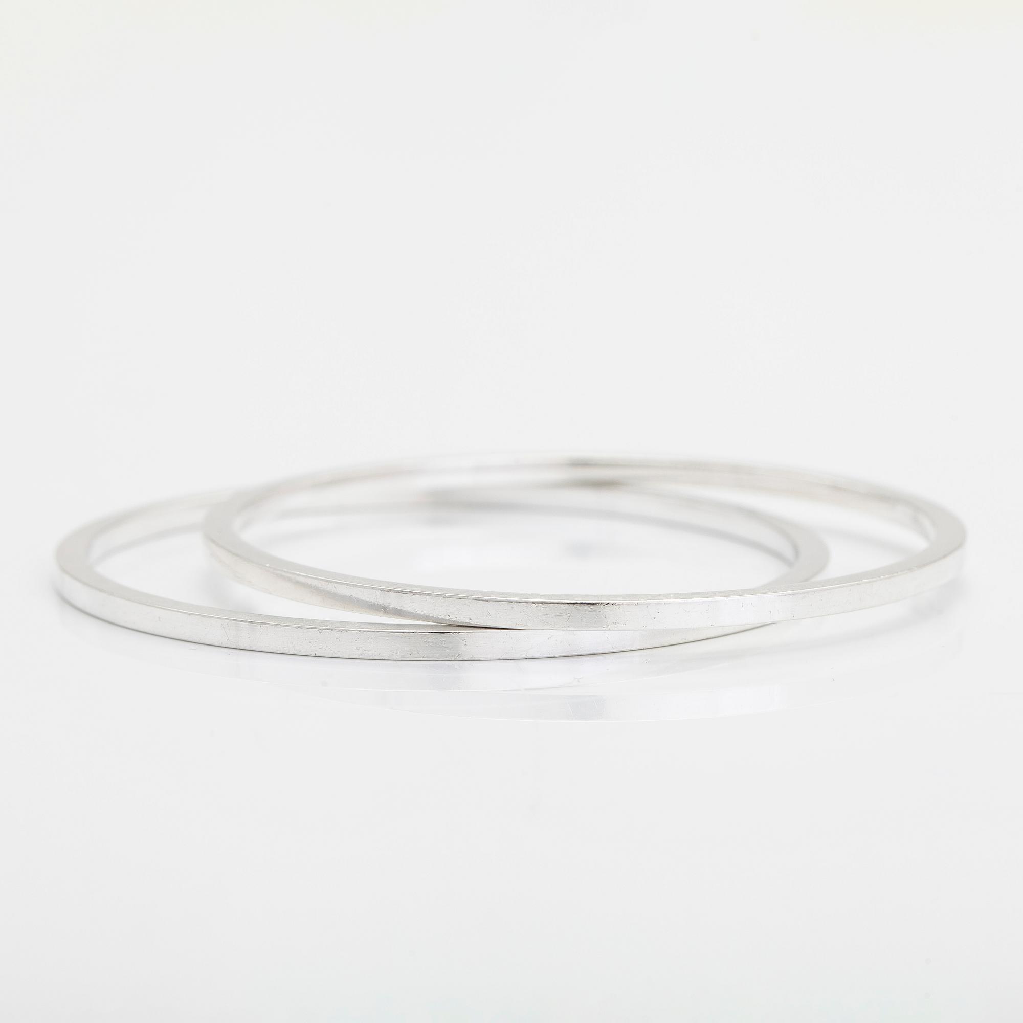 Georg Jensen, armring, modell 51A, 2 st, sterlingsilver.