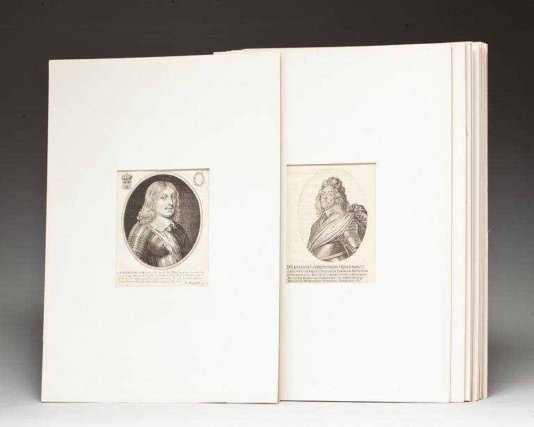 GRAFISKA BLAD, 13 stycken, 1800-tal.