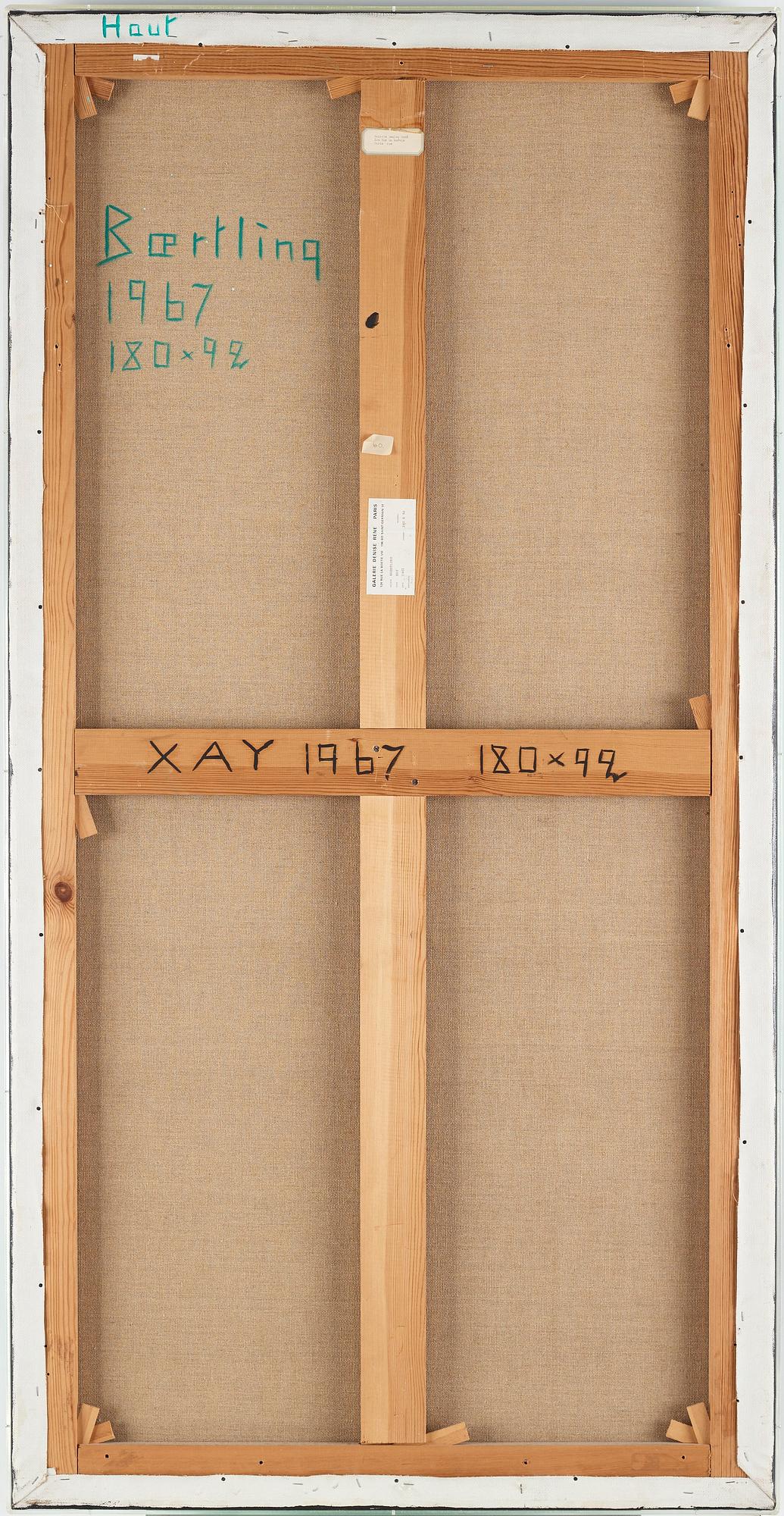 Olle Baertling, "Xay".