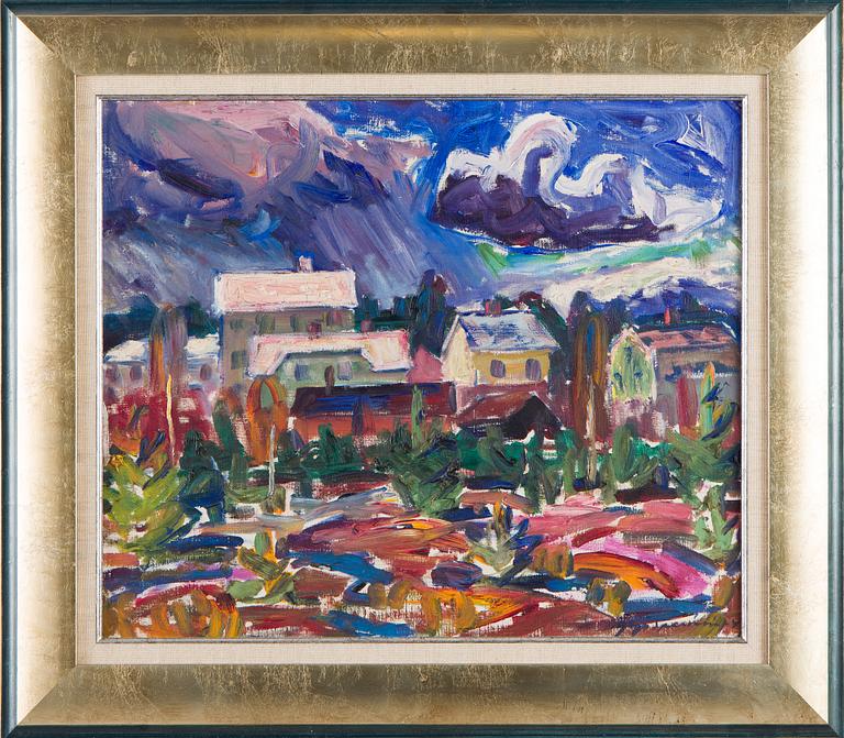 Yrjö Saarinen, Vy från en By.