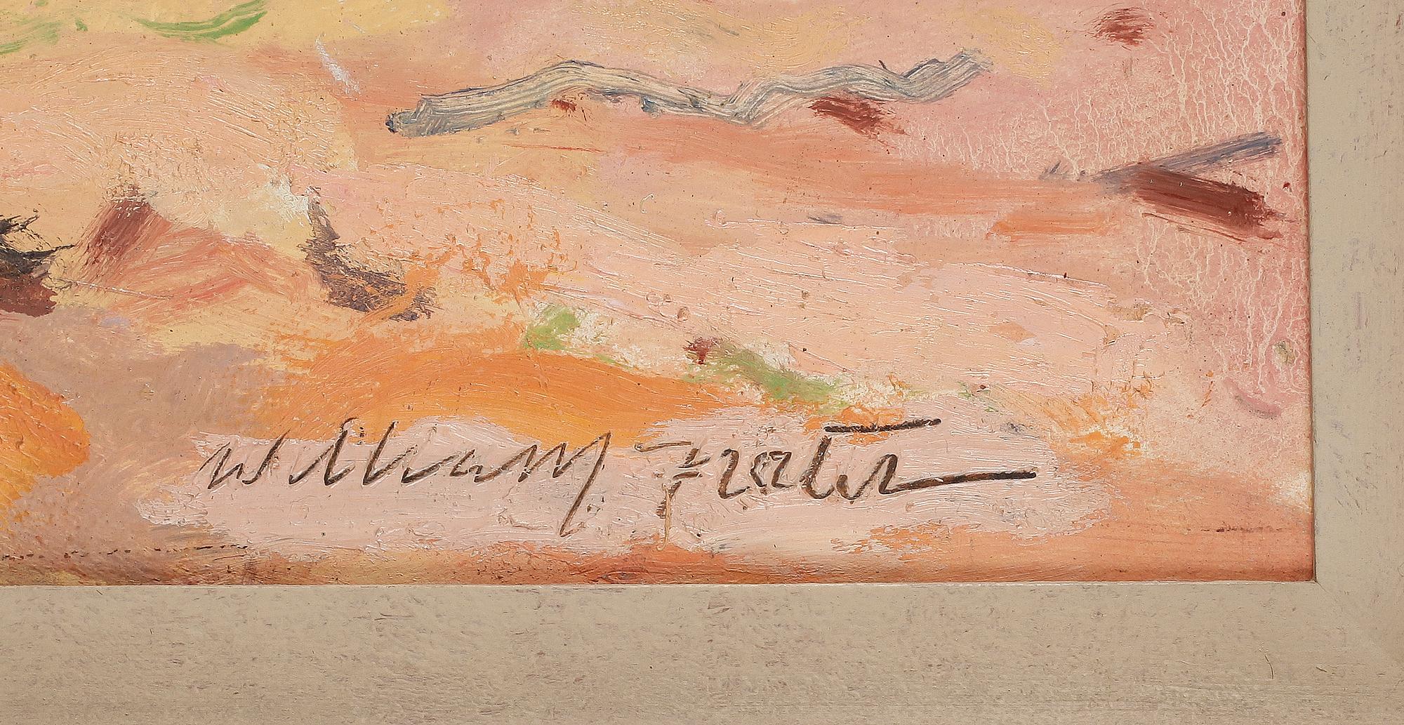 WILLIAM JOCK FRATER, olja på pannå, sign, dat a tergo 1950.