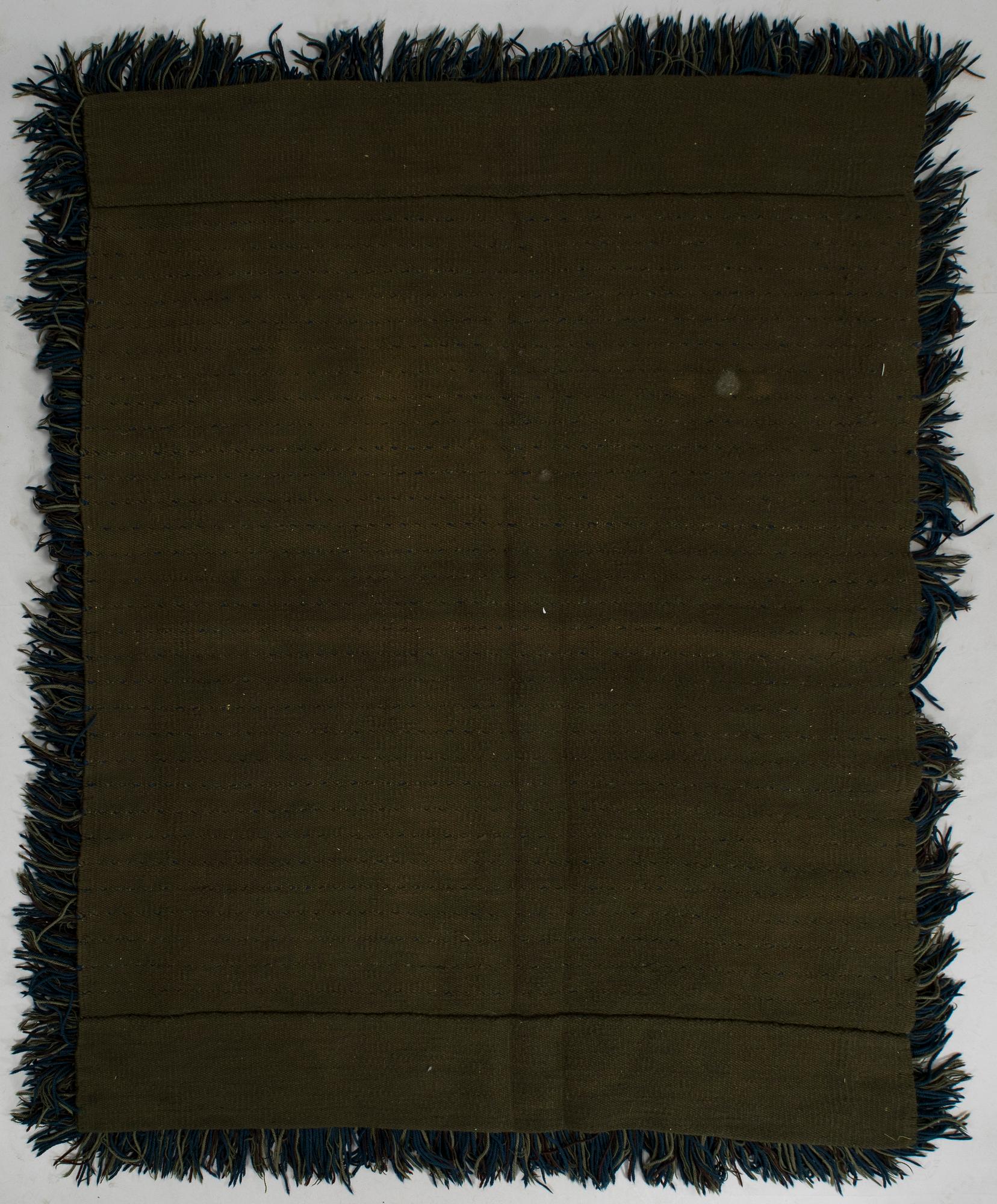 Lena Rewell-Gripenberg,  matto, "Peikko", Lena Rewell Textilstudio. Noin 200 x 150 cm.