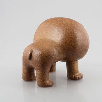 Lisa Larson, "Bulldog Maxi", skulptur, stengods, Gustavsberg, efter 1972.