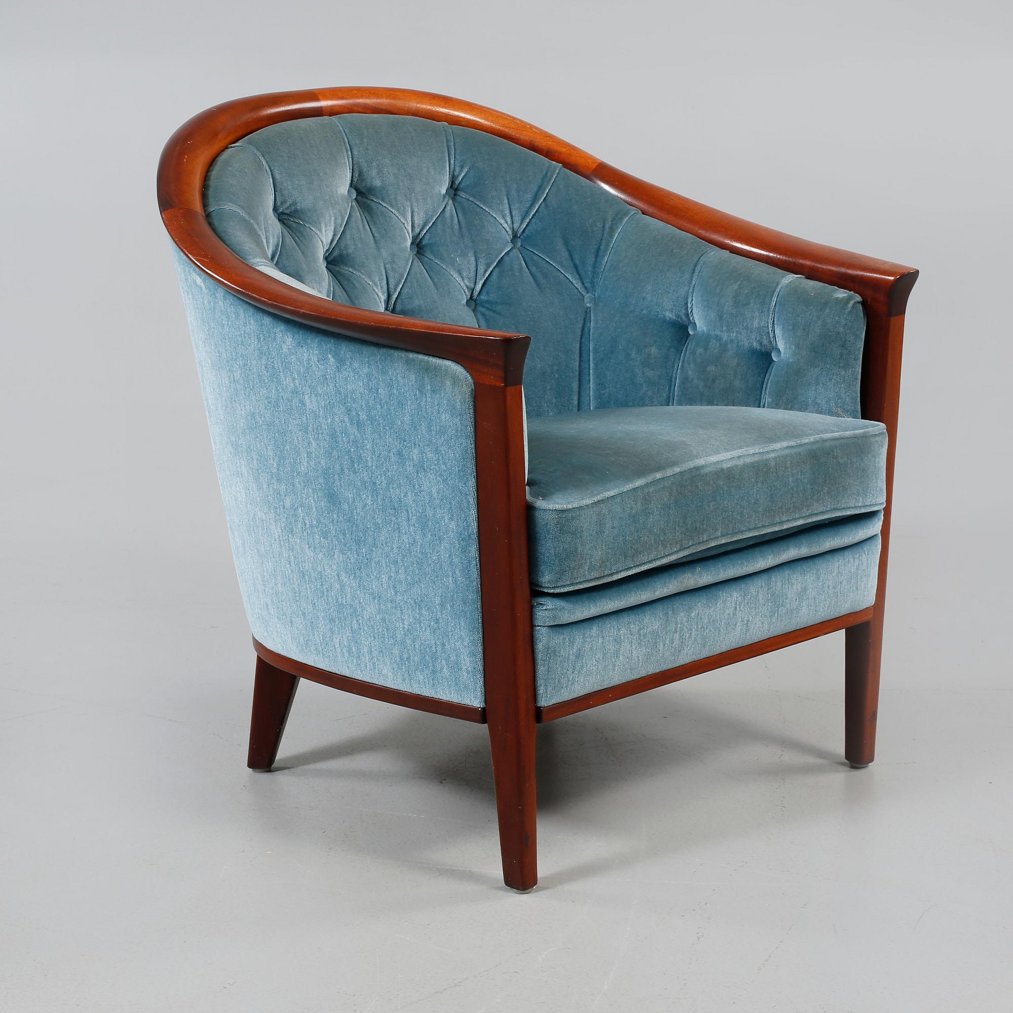 FÅTÖLJ, Bertil Fridhagen, Bröderna Andersson, 1900-talets tredje kvartal.