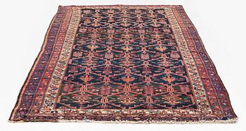 An antique Harchegan carpet, Chahar Mahal and Bakhtiari area, c. 300 x 160 cm.