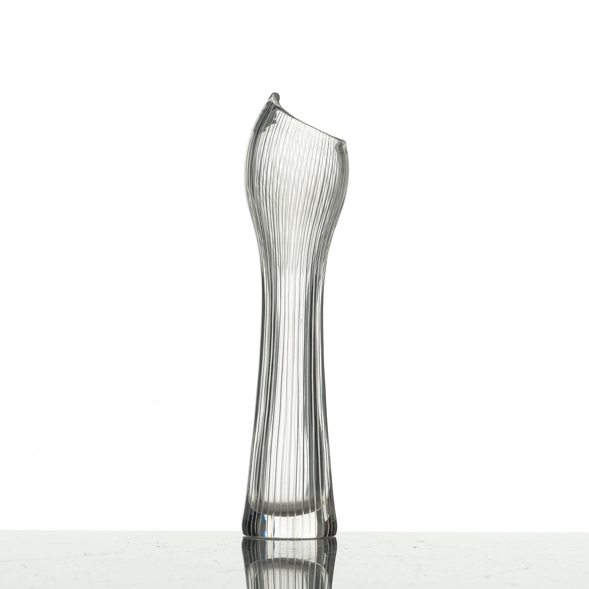 Tapio Wirkkala, TAPIO WIRKKALA, a set of three pieces of art glass, Iittala, Finland 1950's.
