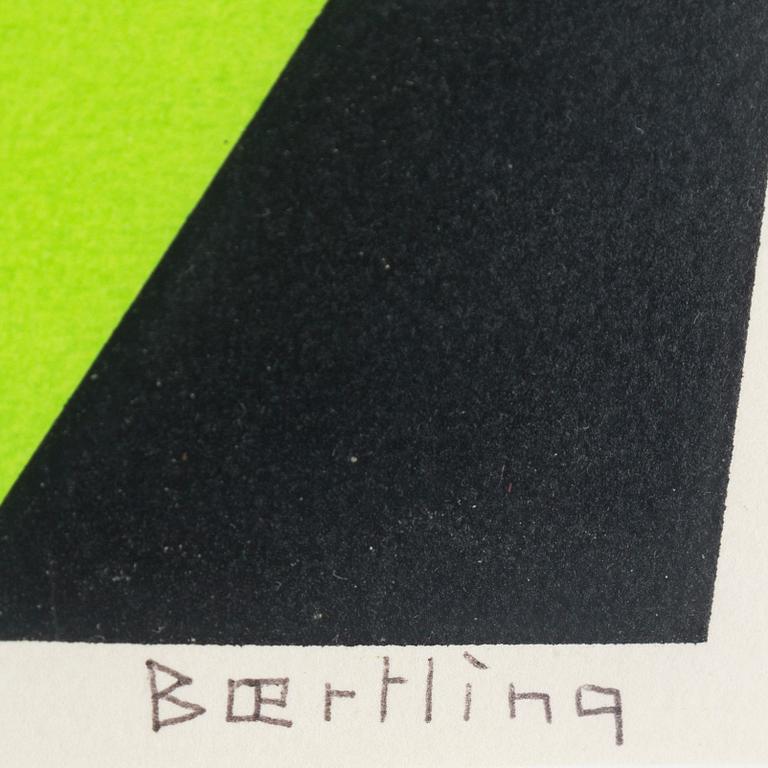OLLE BAERTLING, serigrafi, 1956-68, signerad 37/300.