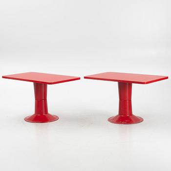 Yrjö Kukkapuro, bord, ett par och stolar, 8 st, "Saturnus", Haimi, Finland, 1970-tal.