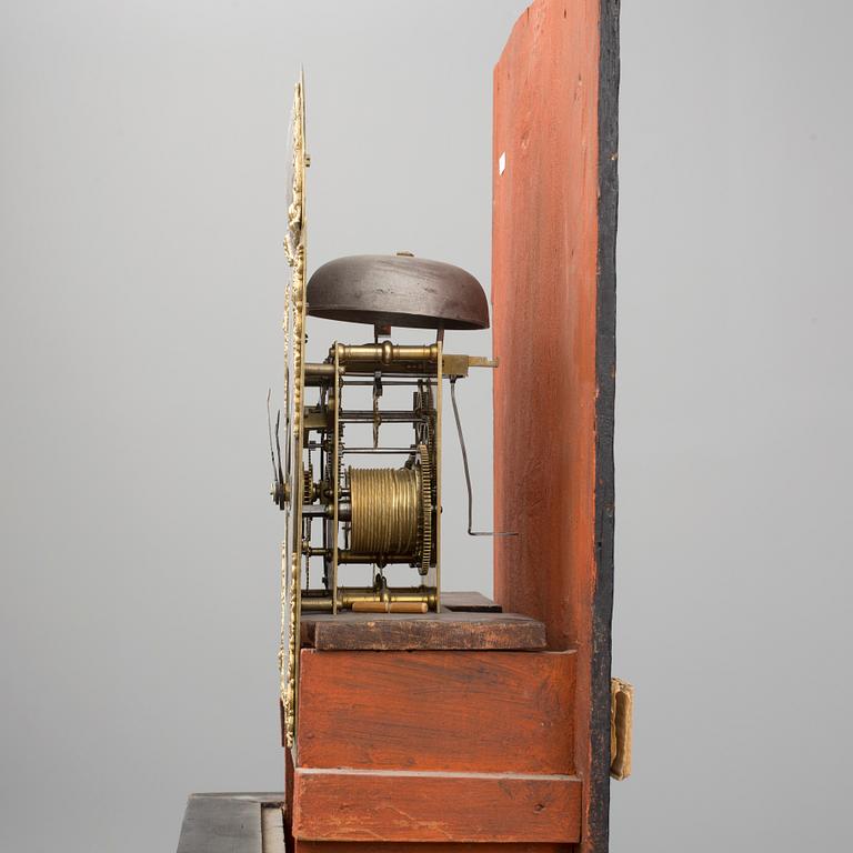 GOLVUR, pendel samt 2 lod, John Tolson, London, 1800-tal.