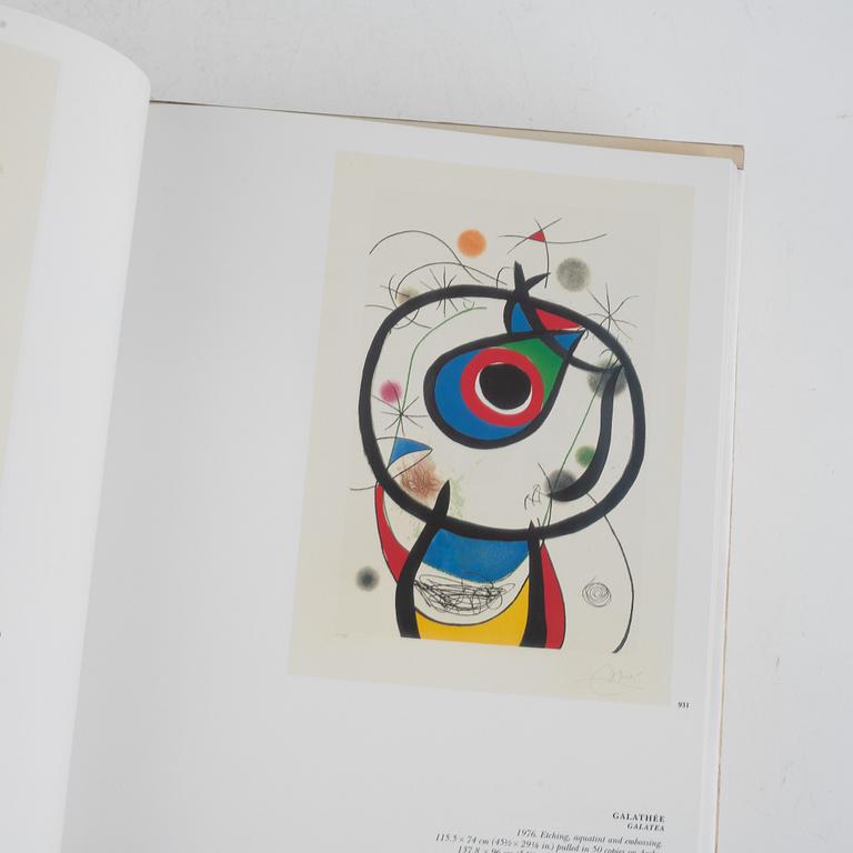 Böcker, 4, st, "Miró graveur", Daniel Lelong Editeur, 1928-83.