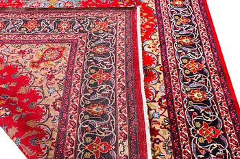 A Keshan carpet, c. 360 x 250 cm.