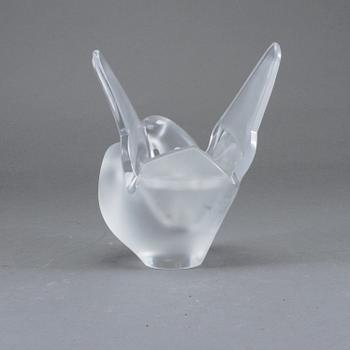 TULPANVAS, glas, Lalique, Frankrike, 1900-talets andra hälft.