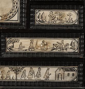 A Swedish cabinet from the late 17th century.