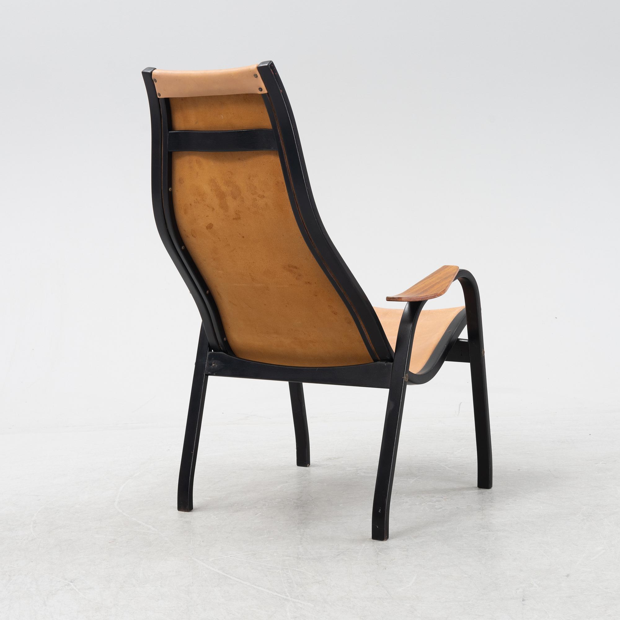 A 'Kurva' easy chair by Yngve Ekström for Swedese, 1950s.