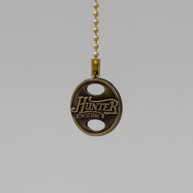 A 21st century ceiling fan, Hunter.