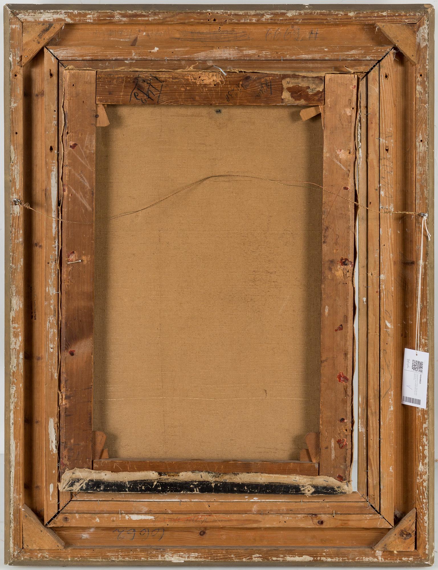 FRIEDRICH STAHL, oil on canvas, signed.