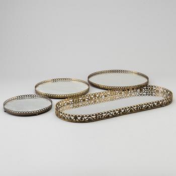 a set of four plateaus, 20th century.