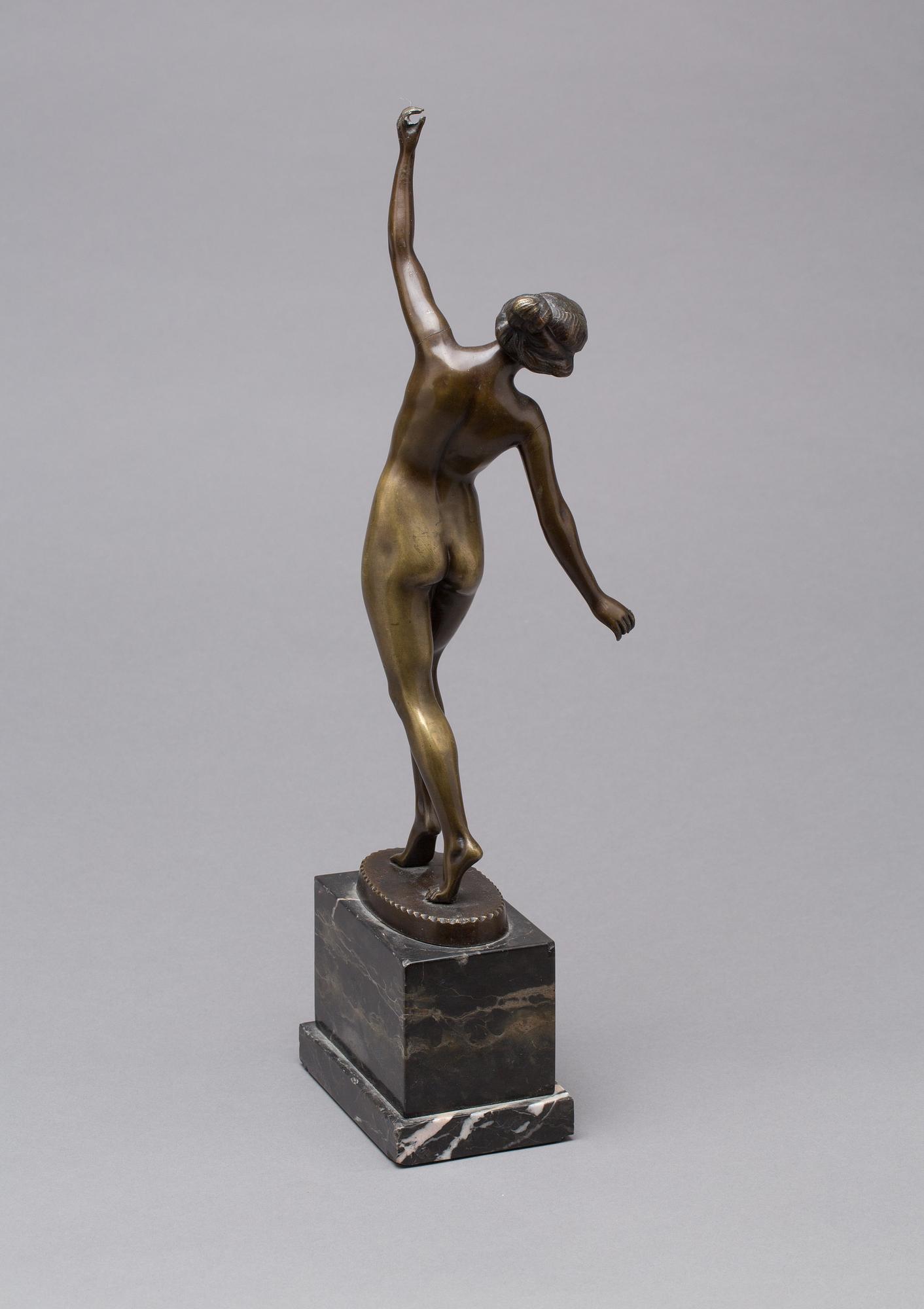 ERICH SAALMANN, skulptur brons. Signerad.