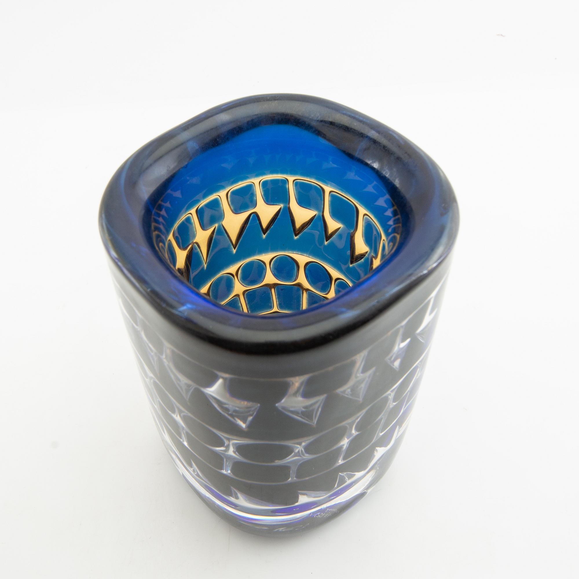 Ingeborg Lundin, an Ariel vase, Orrefors.