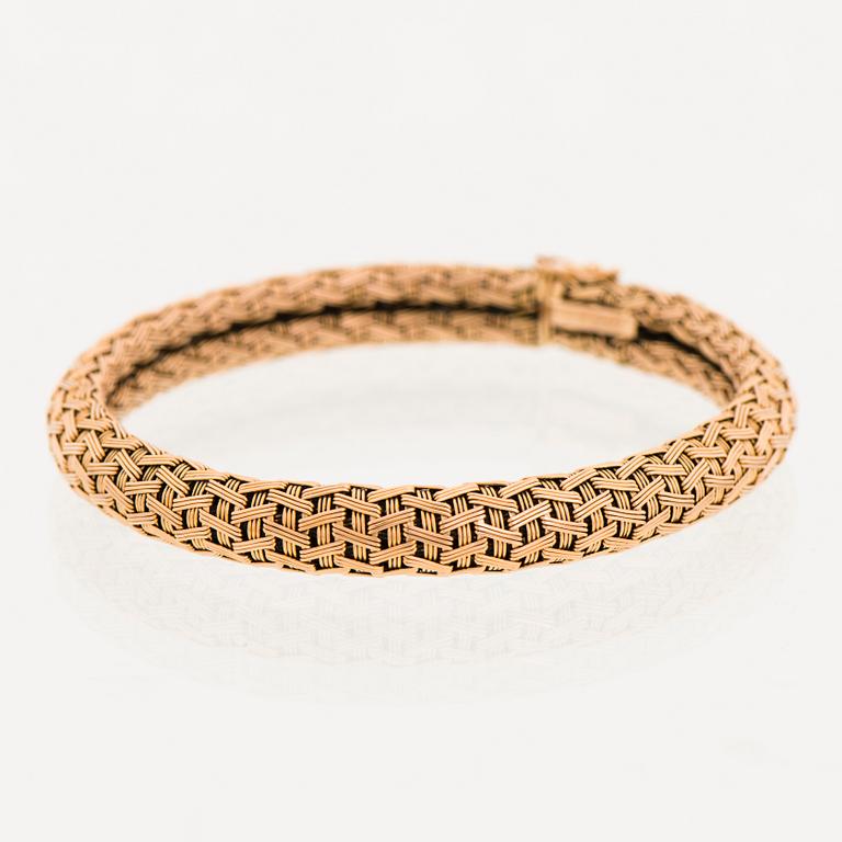 ARMBAND, 18K guld.