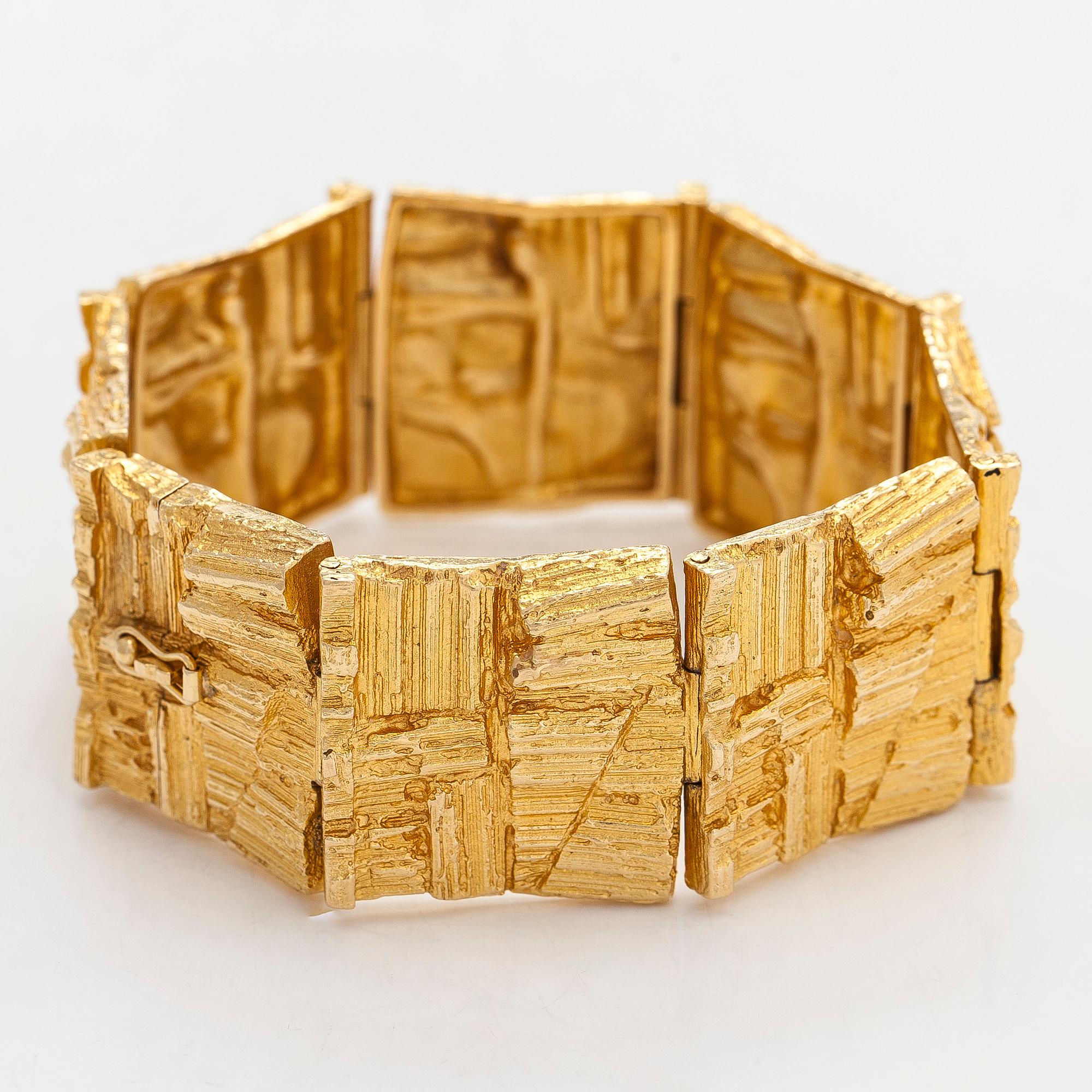 Björn Weckström, an 18K gold 'Suma' bracelet for Lapponia.