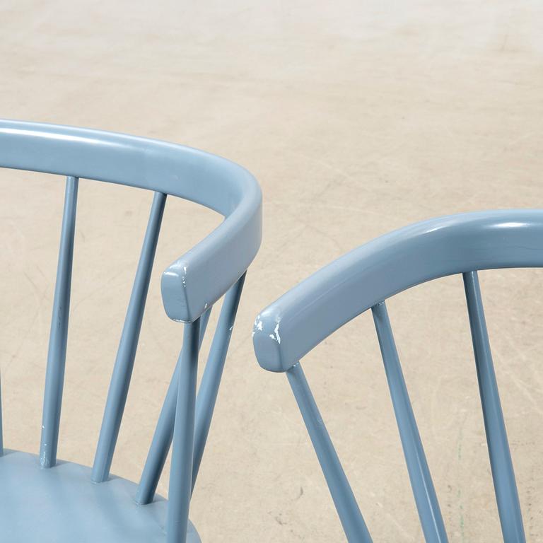 Armchairs, a pair "Florida", Bröderna Wigells Stolfabrik, second half of the 20th century.
