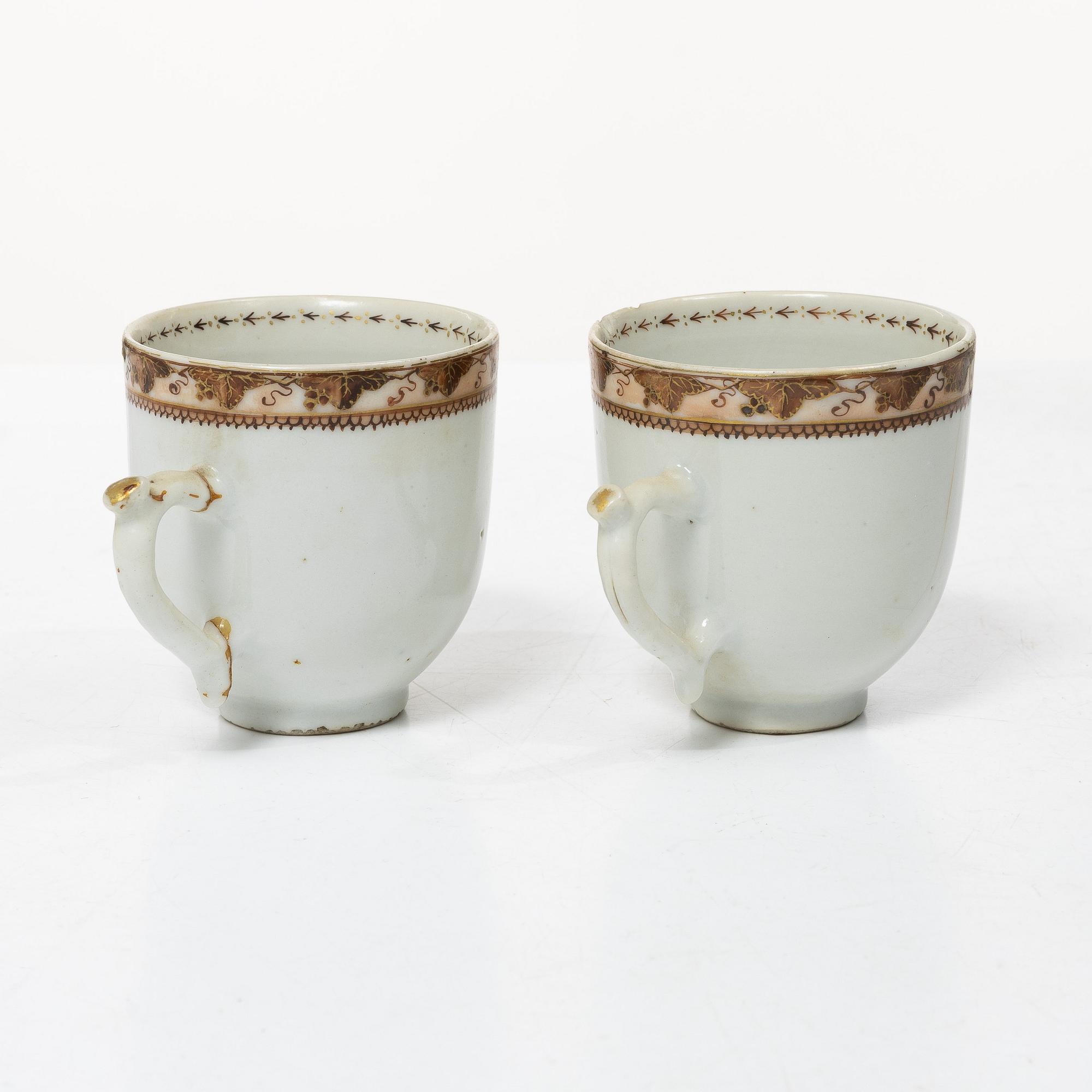 A collection of export porcelain, China, Qing dynasty, 18th century.