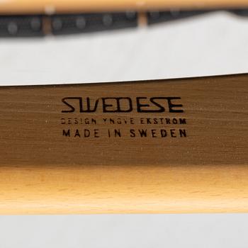 Yngve Ekström, fåtöljer, ett par, "Laminett", Swedese, Vaggeryd, 1900-talets andra hälft.