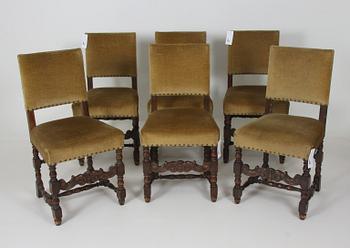 STOLAR, 6 st, barockstil.