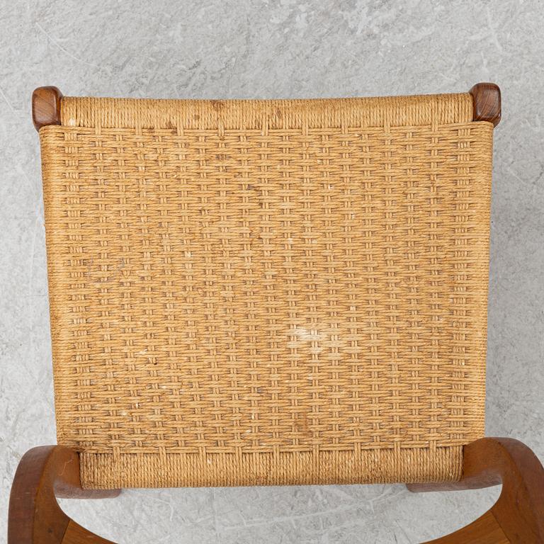 Niels Otto Møller, stolar, 6 st, modell 71, J.L. Møllers Møbelfabrik, Danmark, 1950/60-tal.