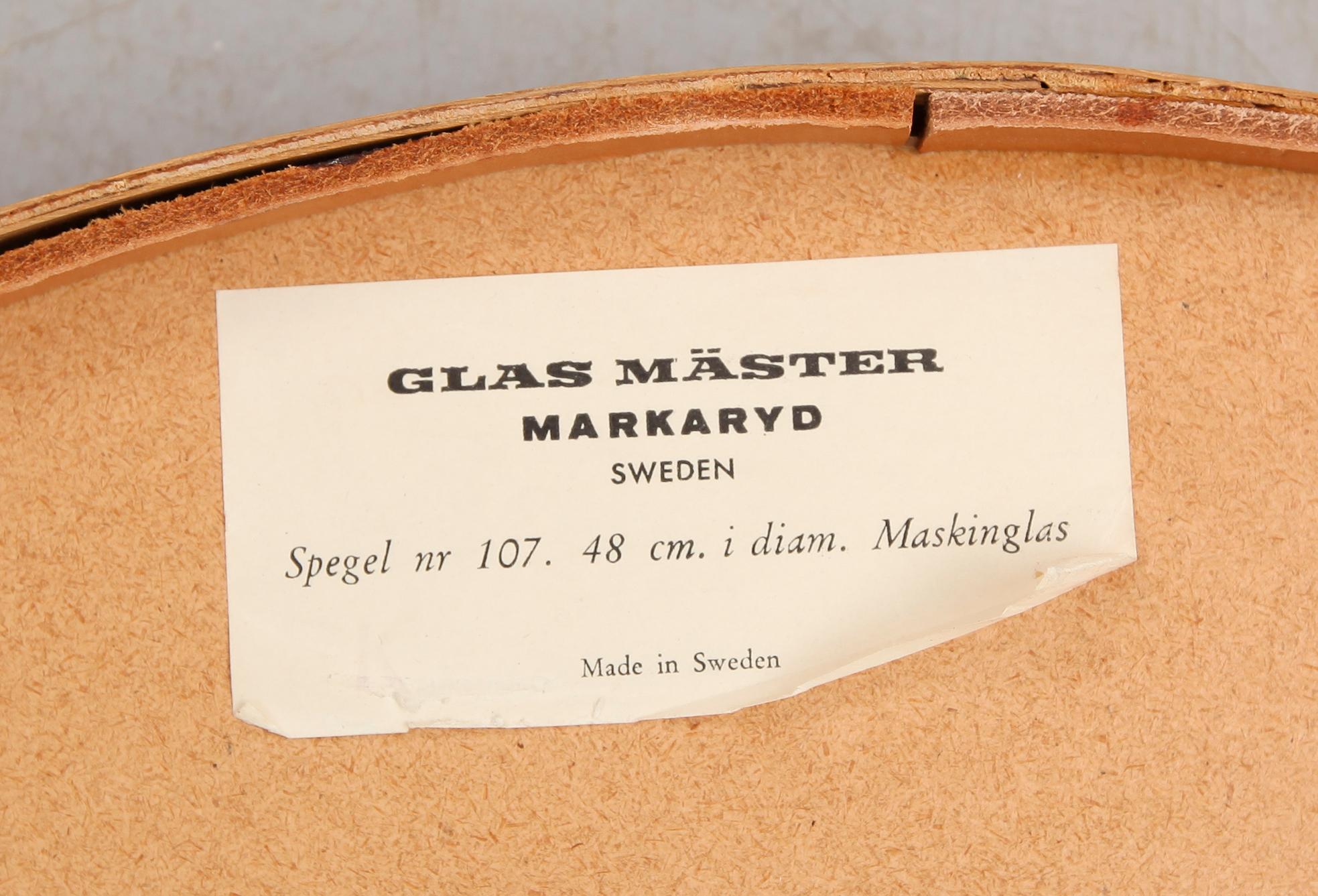 SPEGEL, Glasmäster, Markaryd, 1900-talet andra hälft.