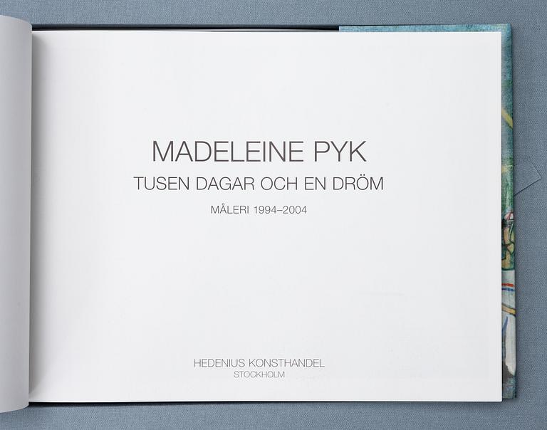 Madeleine Pyk, "Tusen dagar och en dröm", portfolio with 4 lithographs in colours and a book.