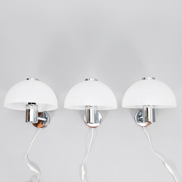 HEIKKI TURUNEN and TIMO SAARNIO, Three "Valio", wall lamps for Orno.