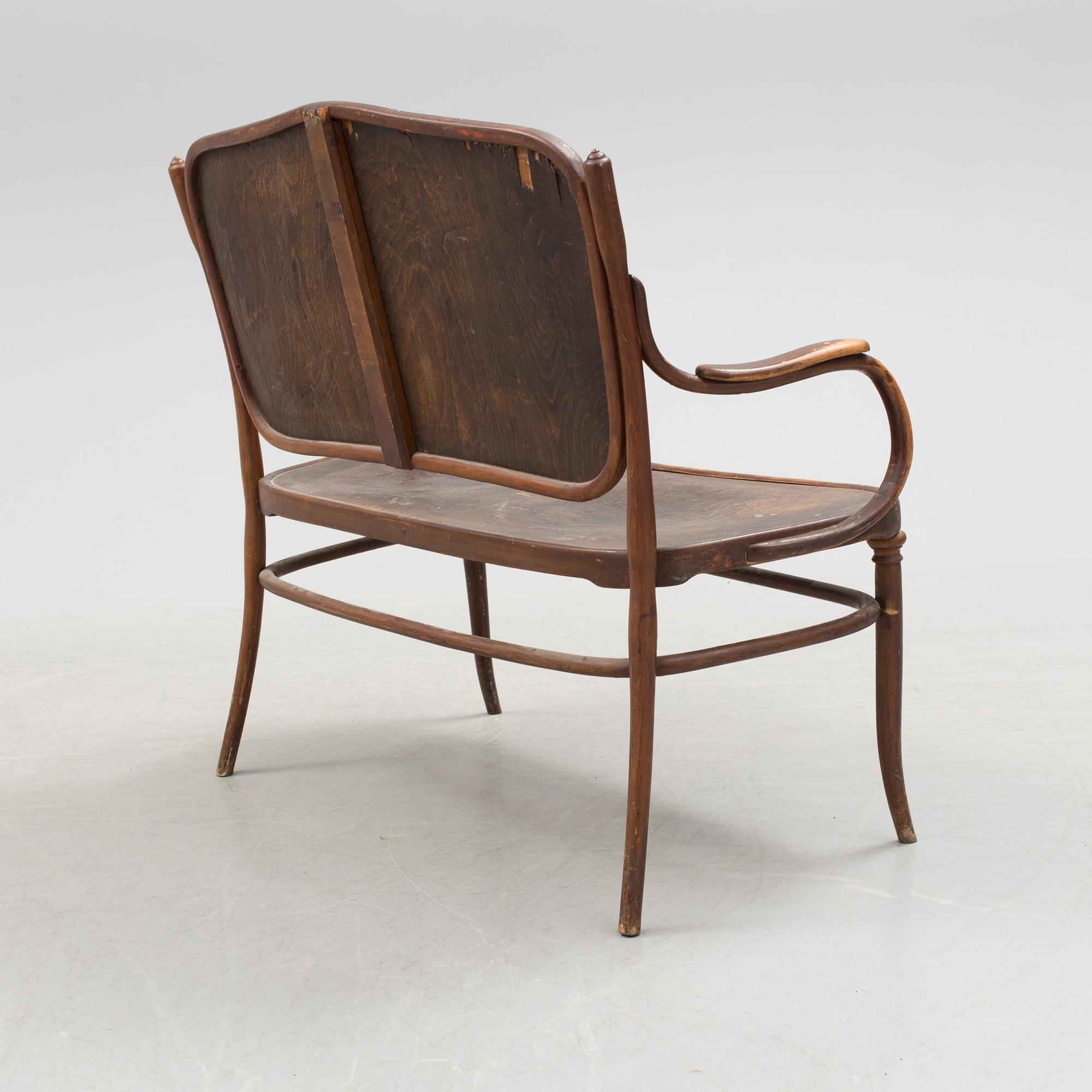 JACOB & JOSEF KOHN, soffa, 1900-talets början.