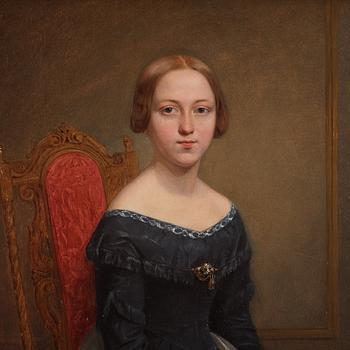 Nils Jakob Olsson Blommér, Porträtt av Mathilda Lovisa Esberg (1827-1901), 21 år gammal.