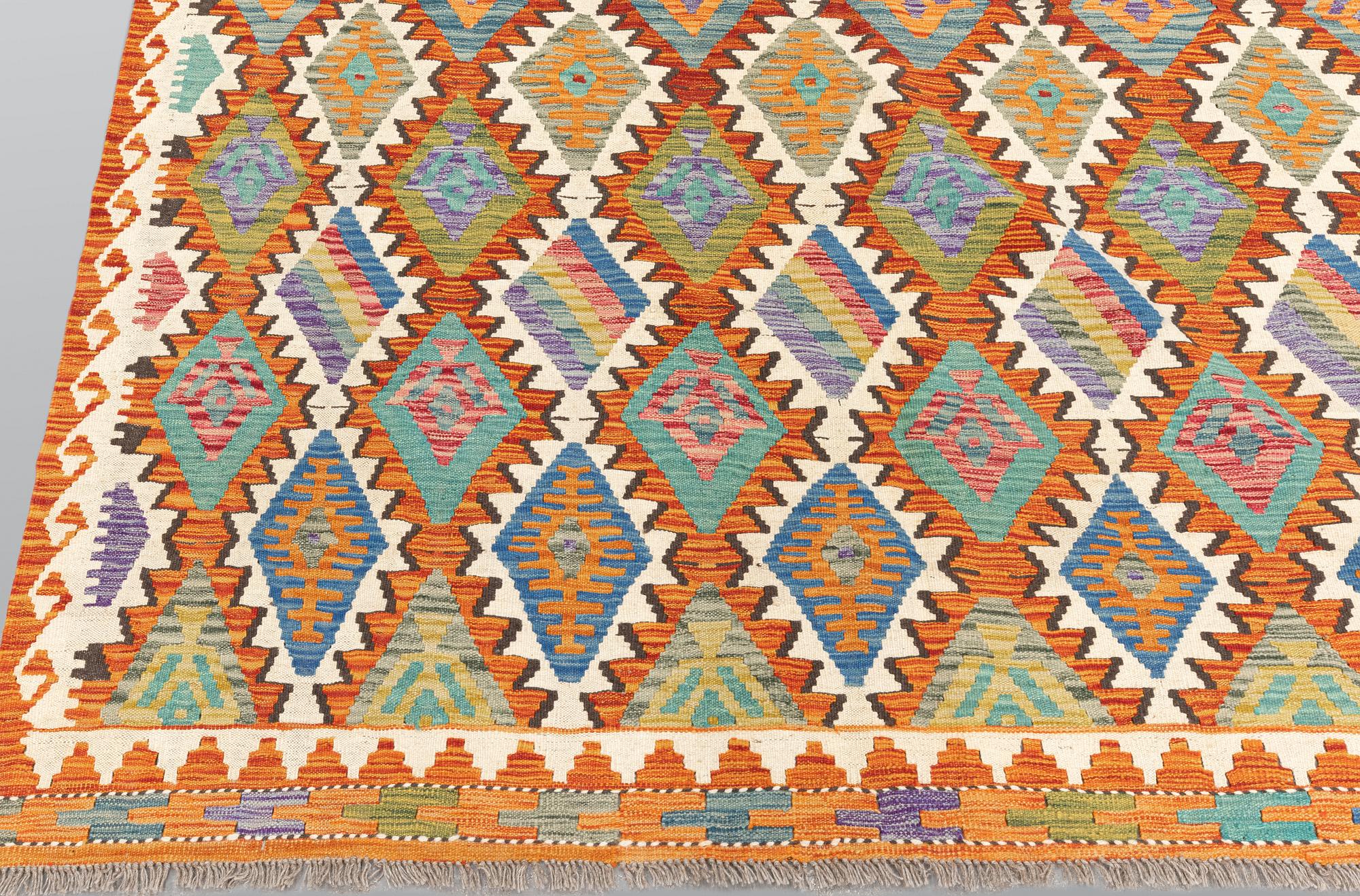 A carpet, Kilim, ca 288 x 196 cm.