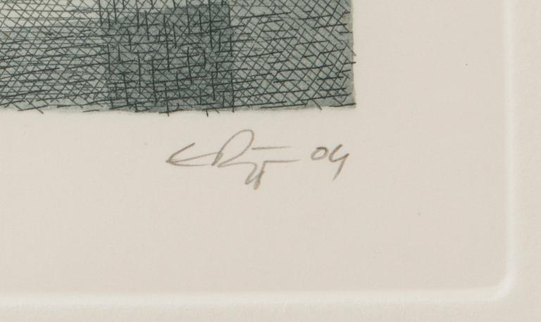 ESA RIIPPA, etching, signed and dated -04, numbered 56/75.