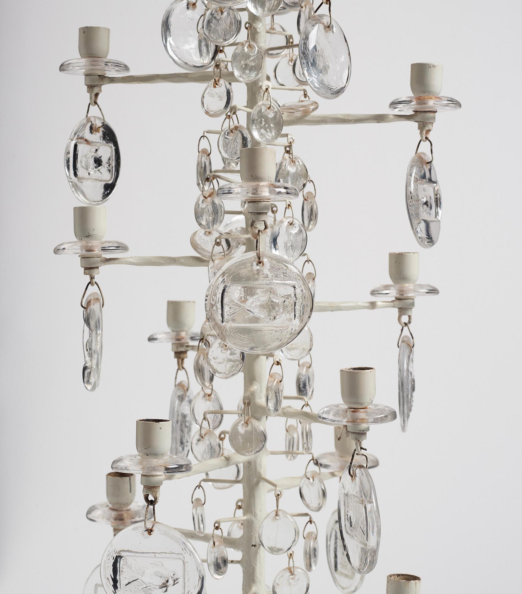 Erik Höglund, a floor candelabrum, Boda Smide, Sweden 1960-70s.