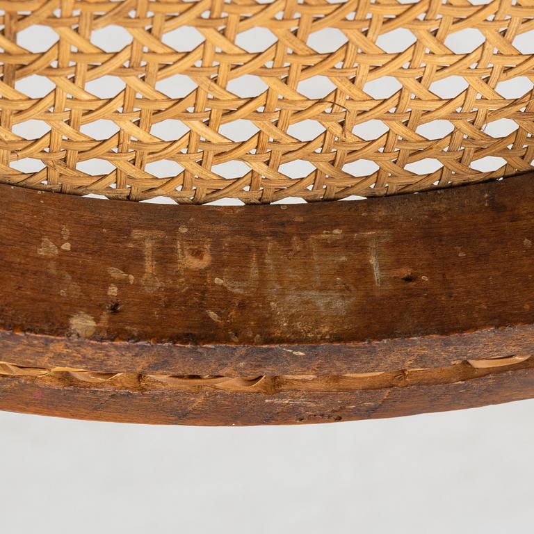 Five Thonét chairs No 14, Vienna around 1900.