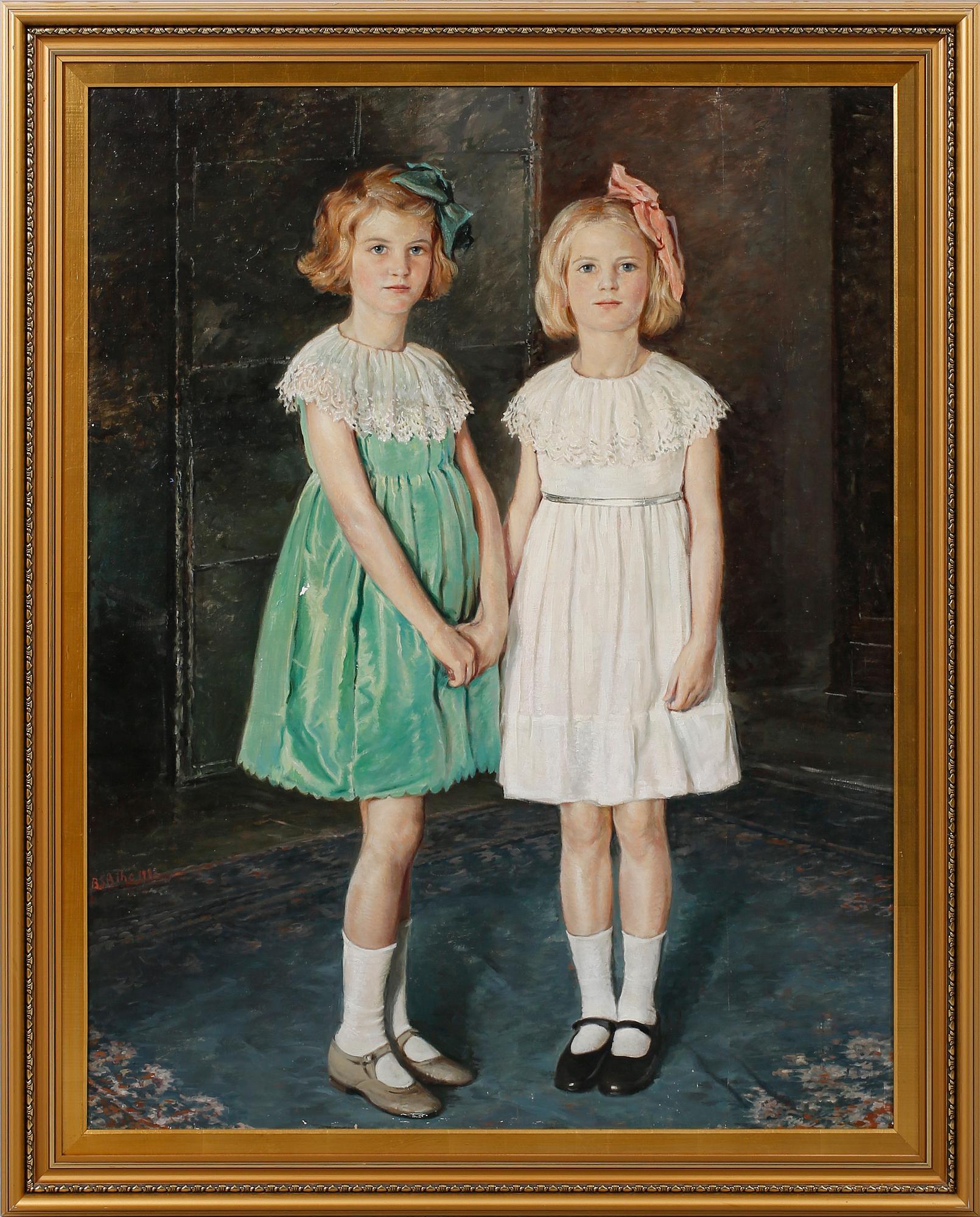 OIDENTIFIERAD KONSTNÄR, olja på duk, signerad B Sathe? och daterad 1912.