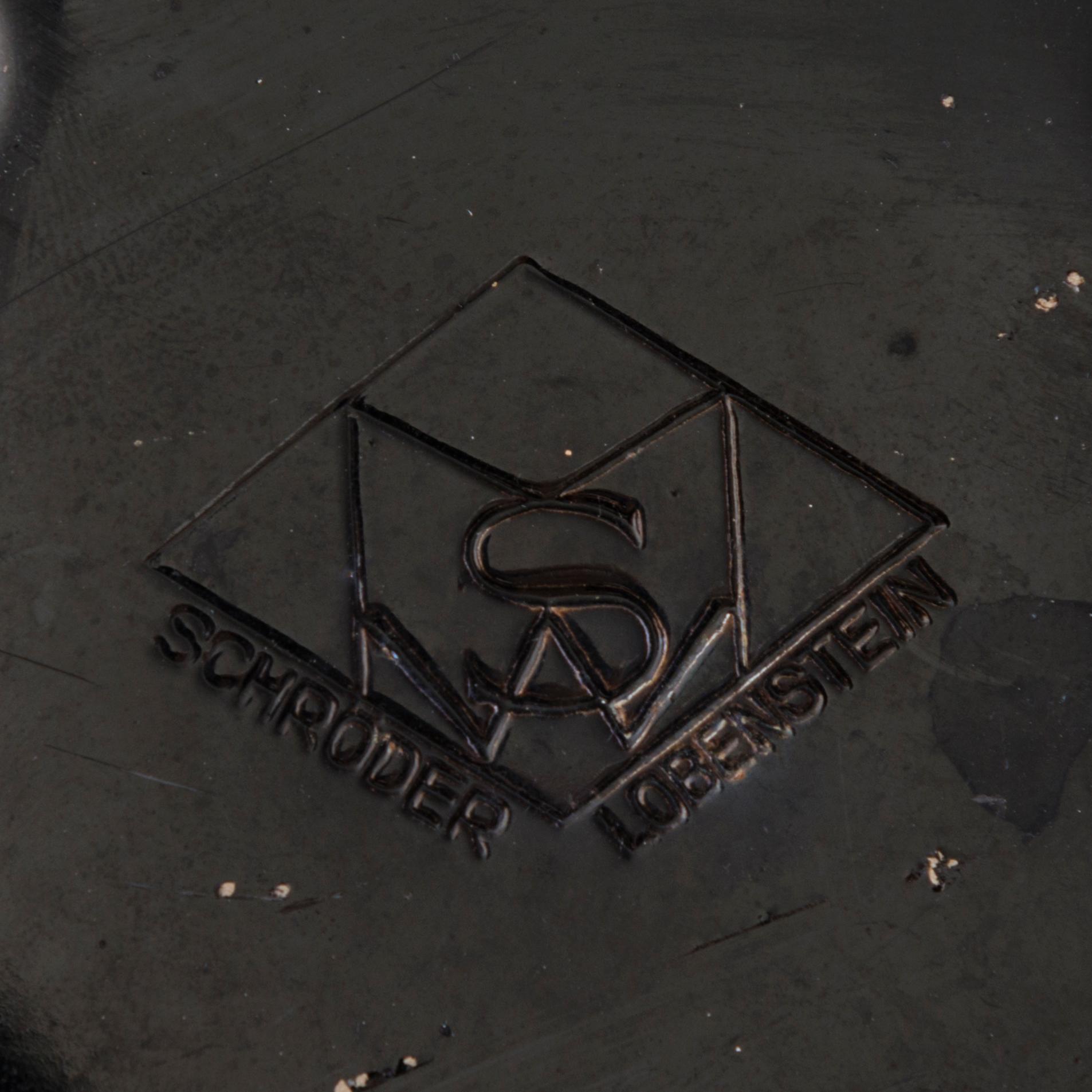 MAX SCHUMACHER, A 1930's table lamp for MWS (Metallwerk Werner Schröder) Lobenstein, Tyskland.