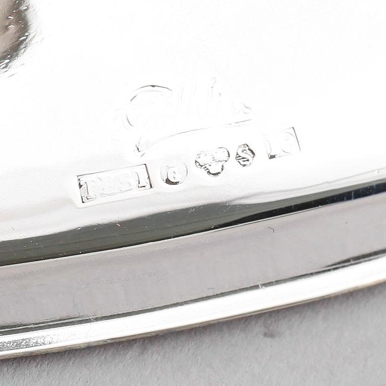 LJUSSTAKAR, 1 par, silver, Göthlin, Tesi, 1959.