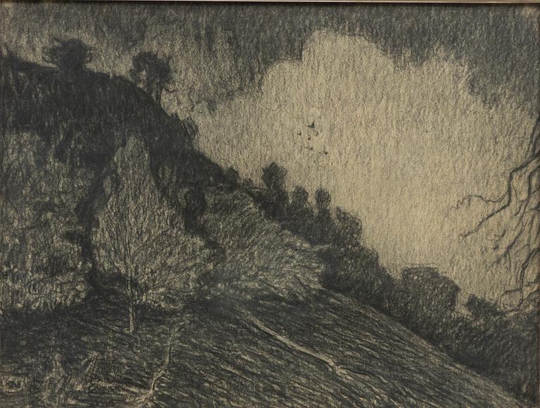 Karl Nordström, "Träd och berg".