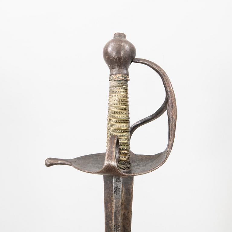 A Swedish sword, 1685 pattern.