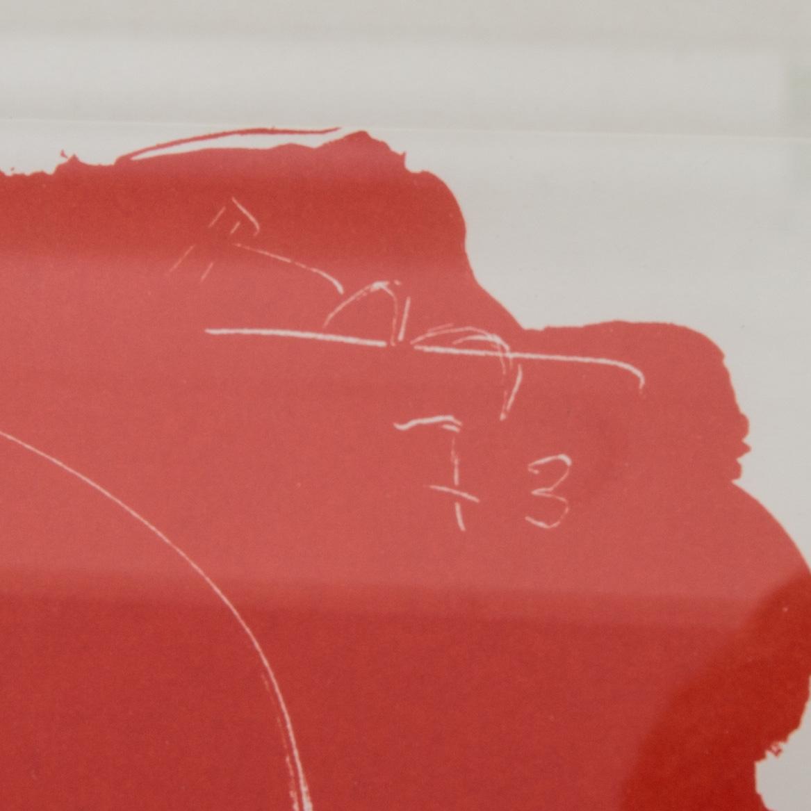 ROBERT MOTHERWELL, originalfärglitografi ur XX:ième siècle 1973, signerad i stenen.