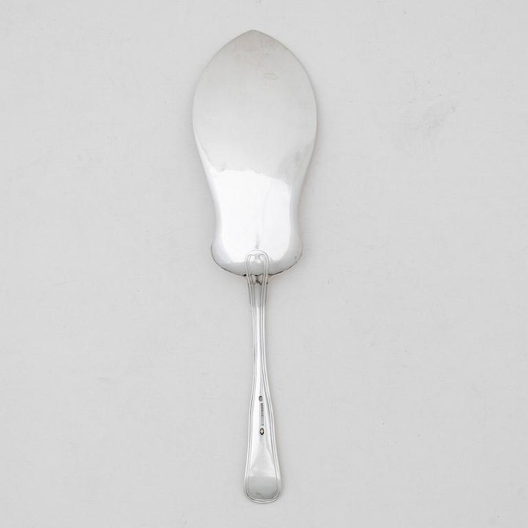 Tårtspade, silver, Danmark 1870-tal.