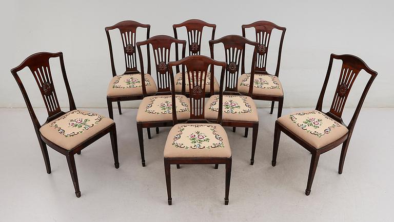 STOLAR, 8 st, Danmark, 1900-talets första hälft.